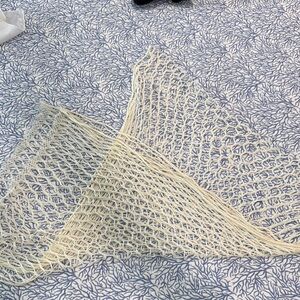 Unique fisherman Knit Mesh Scarf